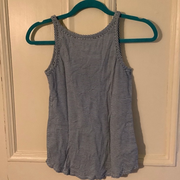 Grey/white Striped LOFT Tank M - Picture 2 of 3